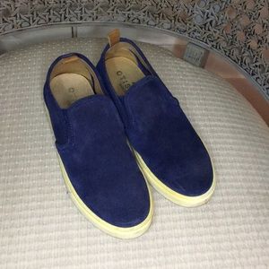SUEDE LEATHER Slip on sneaker (MADE IN ITALY)